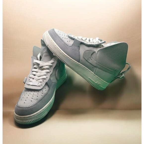 Size 8 Mens PSNY x Nike Air Force 1 High Matte Silver A09292-001 (Women 9.5) main image 6